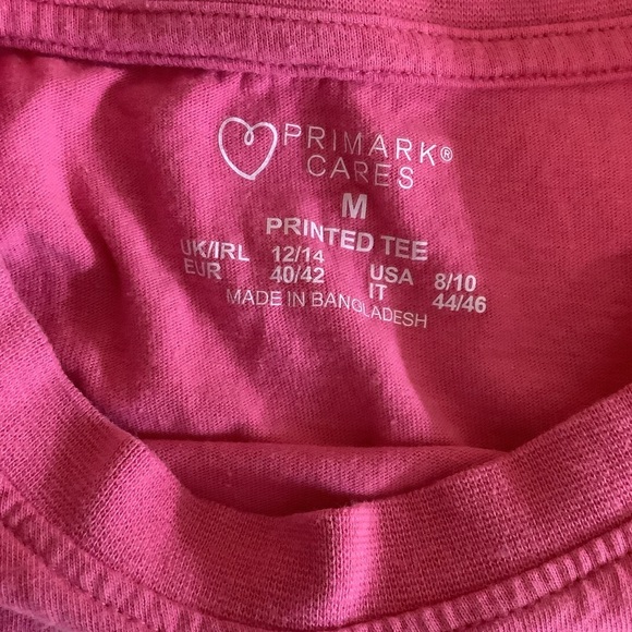 Primark Size Medium Pink 'Hey Good Lookin' Kids Tee. Preloved - Picture 3 of 4